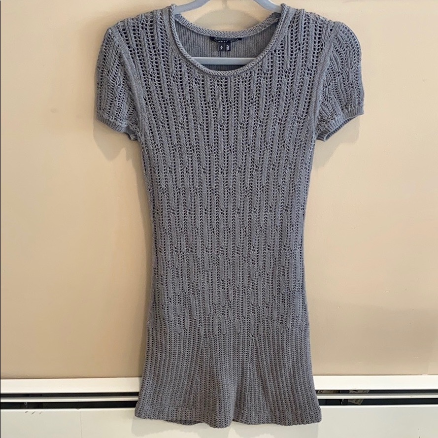 Theyskens’ Theory Gray Sweater Dress Size Small